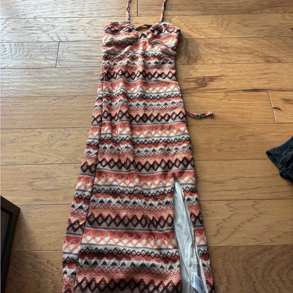 Wild Fable Geometric Patterned Maxi Dress